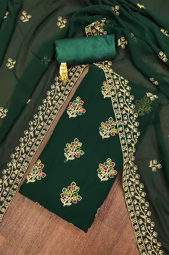 floral printed unstitched dress material