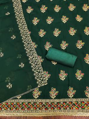 floral printed unstitched dress material 3