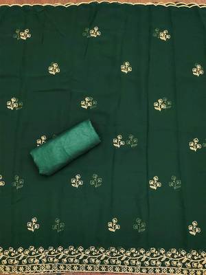 floral printed unstitched dress material 4