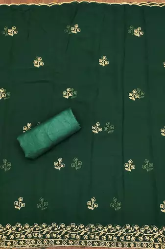 floral printed unstitched dress material
