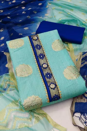 unstitched dress material