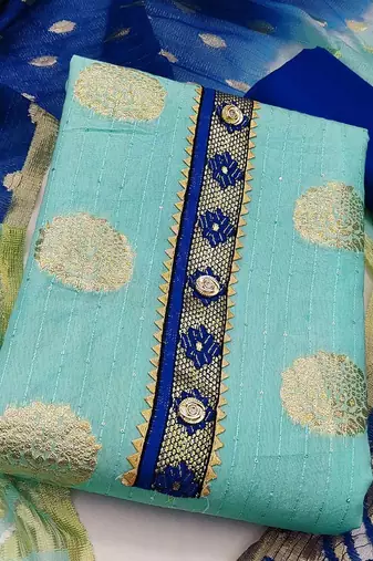 unstitched dress material