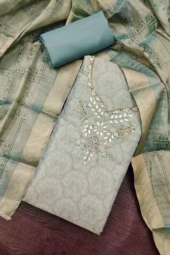 printed unstitched dress material
