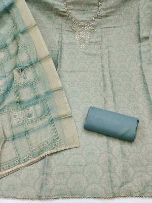 printed unstitched dress material 2