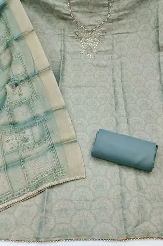 printed unstitched dress material