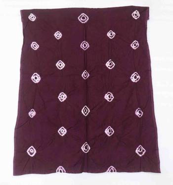 bandhani dyed unstitched dress material 4