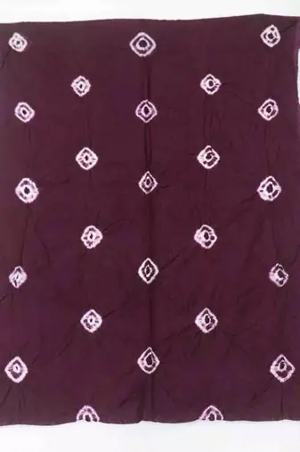 bandhani dyed unstitched dress material