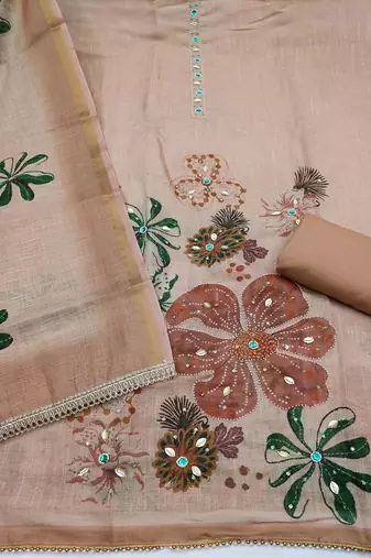 printed unstitched dress material