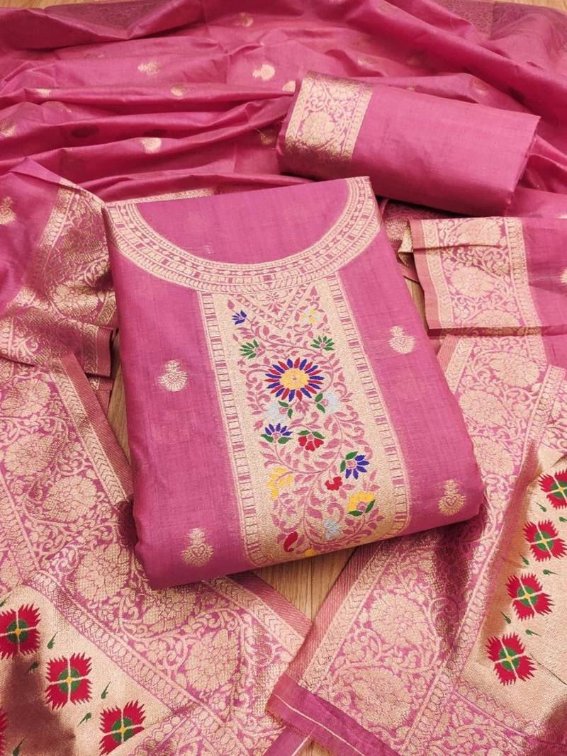  cotton unstitched dress material