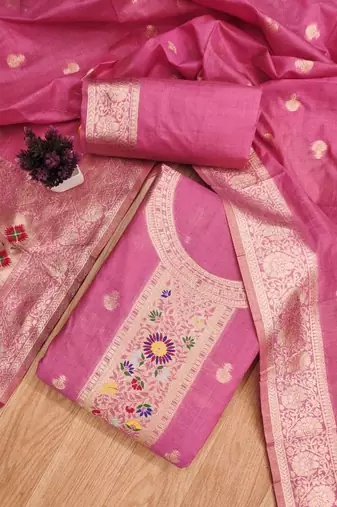  cotton unstitched dress material