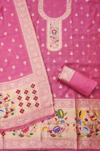  cotton unstitched dress material