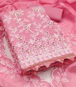 embroidered unstitched dress material