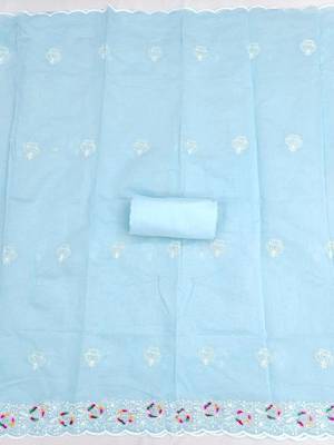 embroidered unstitched dress material 4