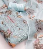 embroidered unstitched dress material