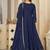 embroidered semi-stitched dress material
