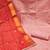women peachembellished unstitched dress material