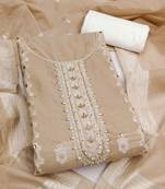 semi-stitched dress material