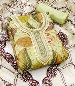 embroidered organza unstitched dress material