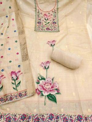 semi-stitched dress material 2
