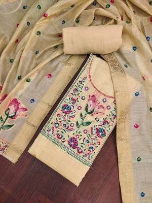semi-stitched dress material 5