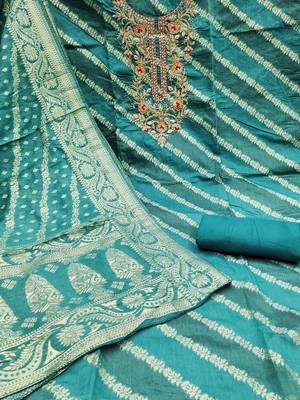 semi-stitched dress material 2
