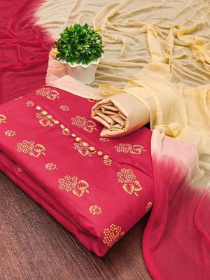 printed unstitched dress material 2