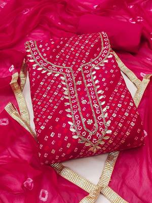 printed cotton semi-stitched dress material 4