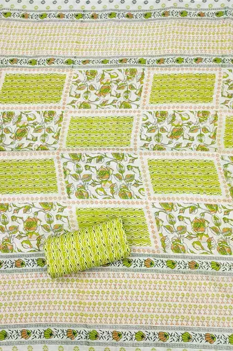 floral printed unstitched dress material