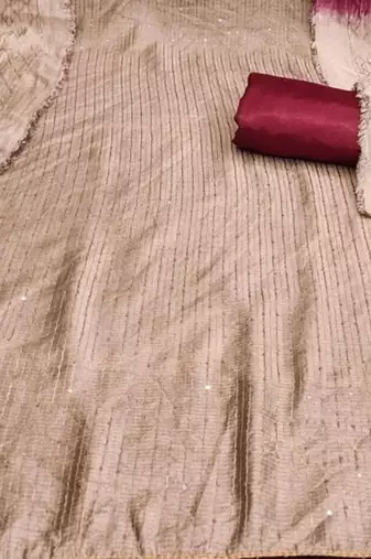 embroidered unstitched dress material