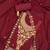 ethnic motifs embroidered zari silk georgette unstitched dress material