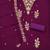 ethnic motifs embroidered zari silk georgette unstitched dress material