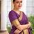 Women's wine & golden zari woven kanjivaram style silk blend saree with blouse piece