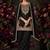 Black Premium Chinon  With Beads Work Salwar Suit Stitched