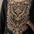 Black Premium Chinon  With Beads Work Salwar Suit Stitched