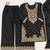 Black Premium Chinon  With Beads Work Salwar Suit Stitched