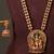 Antique gold plated temple necklace set