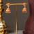 Antique gold plated ruby red temple necklace set