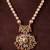 Antique gold plated multicolor temple necklace set