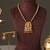 Gold plated temple necklace set