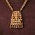 Gold plated temple necklace set