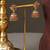 Gold plated multicolor temple haar necklace set