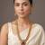Gold plated green temple haar necklace set