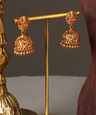 Gold plated temple haar necklace set 5