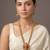 Gold plated ganesh temple haar necklace set