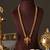 Gold plated ganesh temple haar necklace set