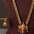 Gold plated ganesh temple haar necklace set