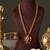 Gold plated garud heritage temple necklace set