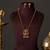 Gold plated divine long haar necklace set