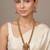 Gold plated royal haar necklace set