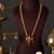 Gold plated royal haar necklace set